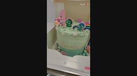 Baker's day turns upside down with a cake crash incident