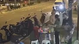 Crazed British tourist steals minivan before crashing in Phuket