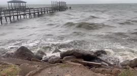 Tropical Storm in Coastal Harris, USA