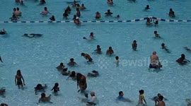 USA: NY: New York City Pools Open In Time For Heatwave