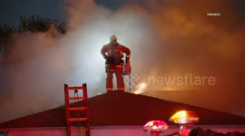 USA: Pico Rivera House Fire