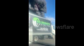 Chemical explosion sparks factory fire in Melbourne