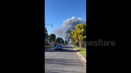 Australia: Chemical Explosion Sparks Factory Fire In Derrimut, Melbourne