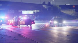 USA: Fatal 5 Freeway Auto vs Pedestrian in Mission Hills