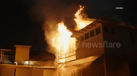USA: House Fire in Westlake