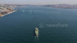Türkiye's Istanbul runs small ferries on Bosphorus Strait to ease traffic jams