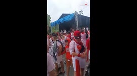 Passionate Spaniards enjoy lively music while celebrating Festival of San Fermín