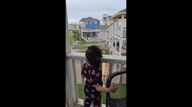 Fierce winds and power outage at pirates beach as hurricane Beryl strikes