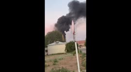 Drone attack sparks fire at Kalach-na-Donu oil depot