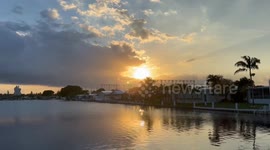 Stunning Sunset Lake View