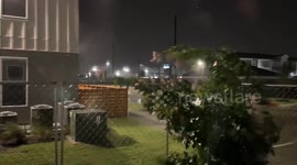 Hurricane Beryl starting to affect the suburbs of Houston.