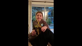 Middle child's heart flooded with delight after parents tell her about baby #4