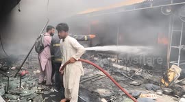 Pakistan: Islamabad Market Fire