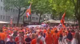 Germany: Dutch Fans Descend On Dortmund Ahead Of Semi-Final