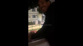 Makeshift Lift For Food Delivery