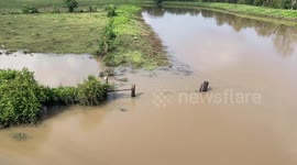 Flood in Fort Bend TX, USA