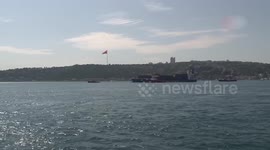 Ship traffic in Istanbul's Bosphorus Strait partially resumes