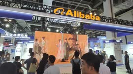 China: Alibaba Exhibition Area at 2024 WAIC in Shanghai