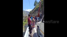 India: Massive Landslide Blocks Key Highway to Badrinath in Northern India