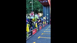 Thrilling kids' bike race held in China's Dongguan