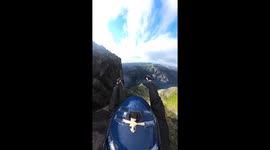 Adrenaline rush: cliff jumping at Kjerag, Norway