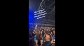 'It's coming home right?' Kings of Leon gig paused by celebrating England fans