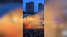 London rapper ends show with