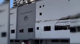 Palestine: Israeli army re-destroys the Patient's Friends Hospital in Gaza City