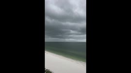 Water spout captured off Marco Island, Florida