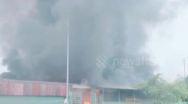 Massive fire engulfs Islamabad's Sunday Bazaar