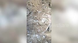 Landslide cleanup on highway continues in northern India: emergency teams on site