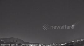 Spain: Spectacular Meteor Shower Lights Up Skies Over Spain and France