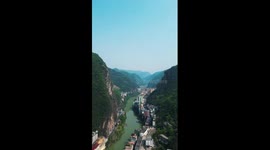 China's Yanjin, a narrow county built in valley