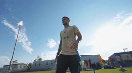 Copa America: Argentine team training before facing Colombia