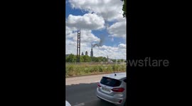 France: Spire Of Historic Rouen Cathedral Catches Fire 5