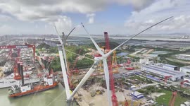 Large floating offshore wind power platform unveiled in S China
