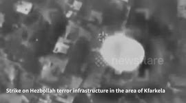 Lebanon: The IAF struck Hezbollah terror infrastructure, an observation post, and a military structure