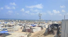 Gaza: Israel Bombards Displaced Families Camp In Gaza