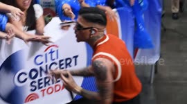 USA: Rauw Alejandro Performs On NBC Today Show