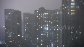 China: Rainstorm Hit Chongqing