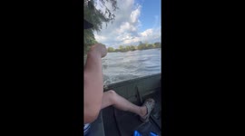 Boat ride mishap in Cadereyta Jiménez: rider hits river bank
