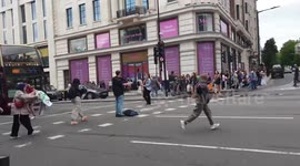 UK: British Activists Demand Block Marble Arch