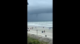 Waterspout forms off North Myrtle Beach