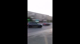 Reckless BMW driver causes multi-car crash in Novosibirsk