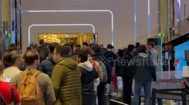 Fans shut outside as the Sports Bar at The Star stops letting people in - Sydney, Australia