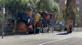Transgrid union members hold 24/7 picket line in front of Transgrid's head office in Ultimo, Sydney
