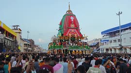 Millions attend Hindu Ratha Yatra Chariot festival in Puri ,Northern India
