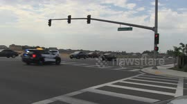 USA: Police Chase Suspect in Bakersfield