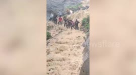 Tourists rescued from floods amidst heavy rainfall in western India