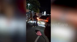 British tourist 'who tries to escape after hit-and-run' attacked by angry locals in Bali